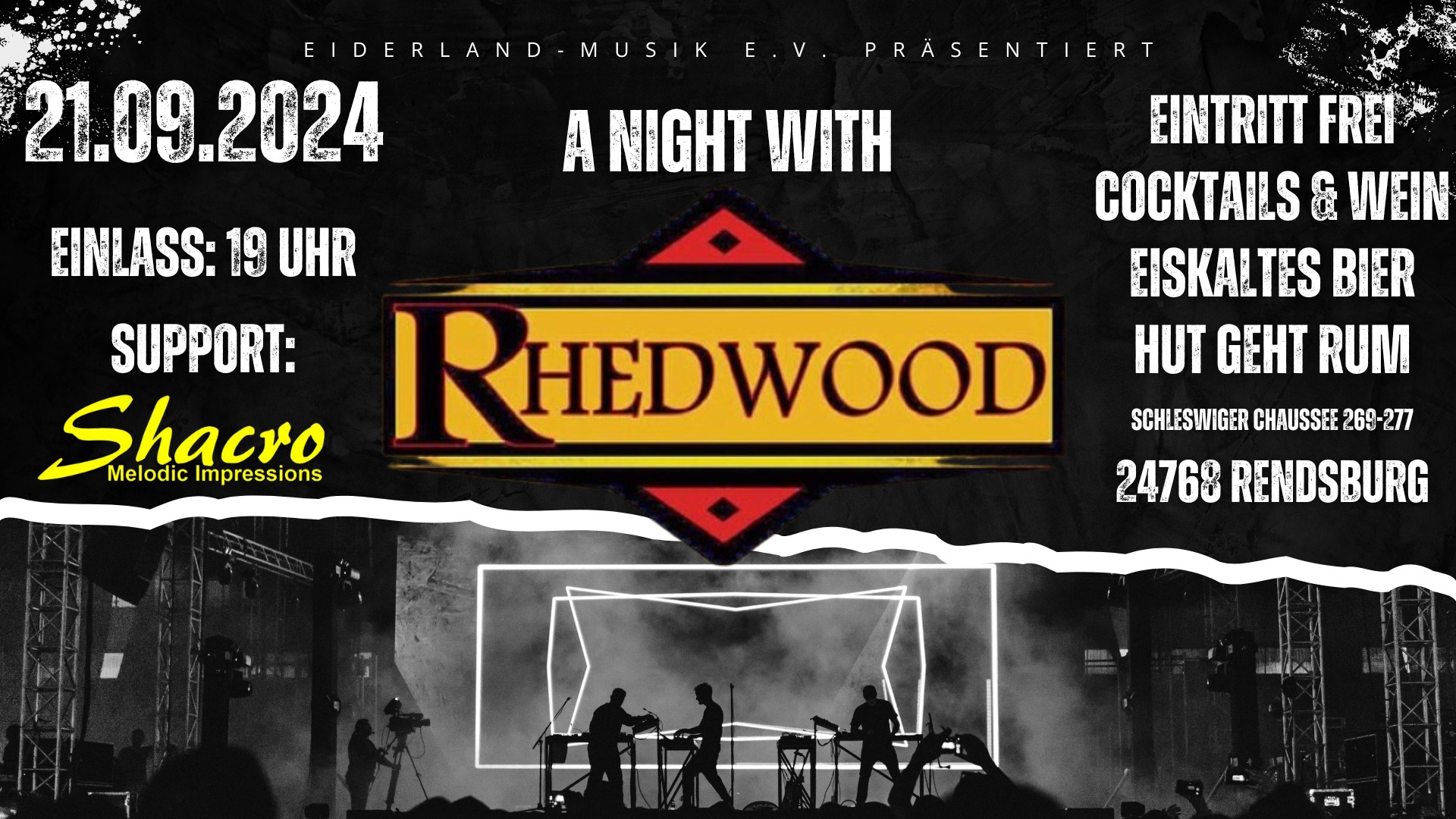 Rhedwood und Shacro, Friendship Night, Eiderland-Musik e.V.